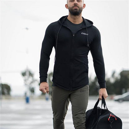 Muscle Men's Brothers Fitness Casual Long Sleeve