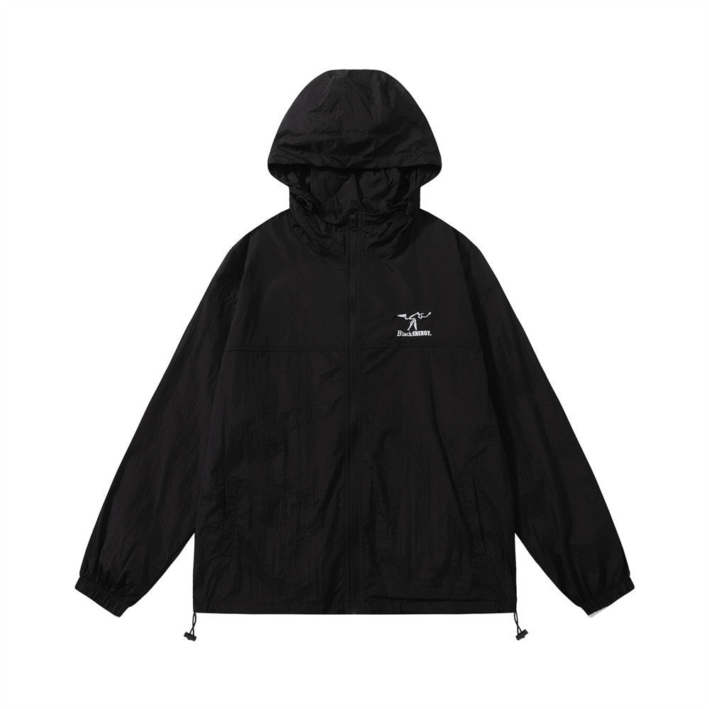 Hooded Jacket Long Sleeve Loose