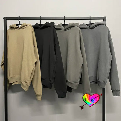 Oversize SEASON 6 Hoodie 2021FW Men Women 1:1 High Quality Wash KANYE West Hoodie Fleece DRAKE Pullover Solid Season Sweatshirts