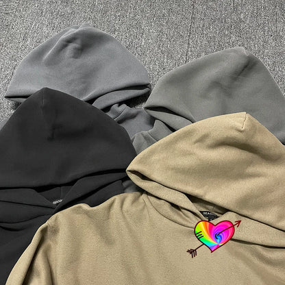 Oversize SEASON 6 Hoodie 2021FW Men Women 1:1 High Quality Wash KANYE West Hoodie Fleece DRAKE Pullover Solid Season Sweatshirts