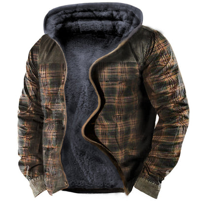 Men's Hooded Printed Sweater All-matching Loose