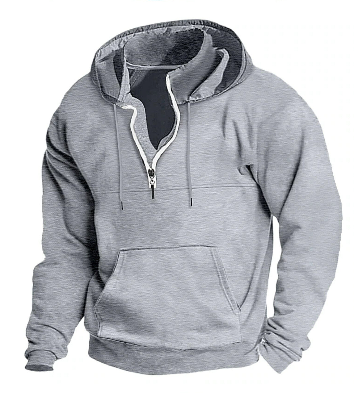 European And American Autumn And Winter New Hooded Sweater Thick Casual Jacket Men