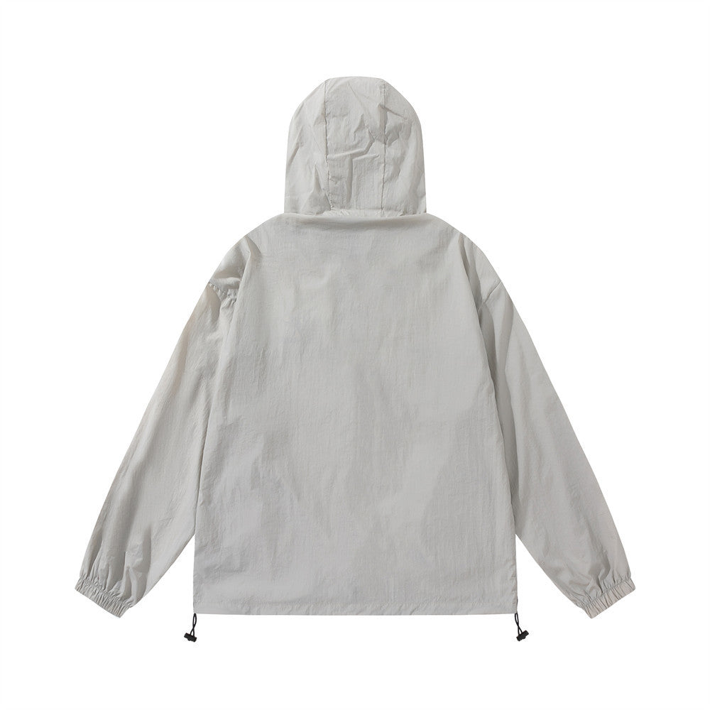 Hooded Jacket Long Sleeve Loose